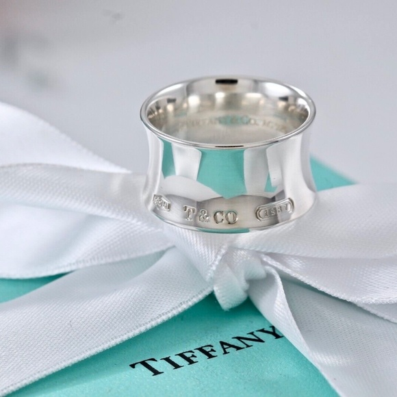 Tiffany & Co. 1837 Wide Sterling Silver Ring (retired) - Picture 12 of 12